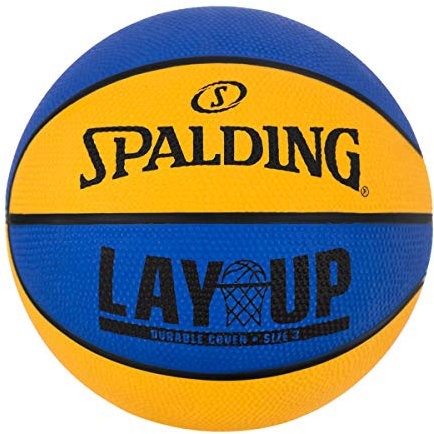 Spalding Lay-Up Mini-Basketball, 55,9 cm, Blau/Orange