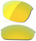 LenzReborn Polarisierte Linse Ersatz für Oakley Half Jacket 2.0 OO9144 Sonnenbrille – mehr Optionen Gr. Einheitsgröße, Vergoldet gelb – polarisiert verspiegelt