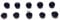 celloexpress Pack of 5 Pairs - 4mm Black Glass Dome Eyes with Metal Loops - Eyes for Soft Toys or Teddy Bears