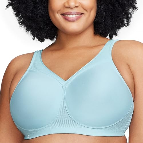 Glamorise Damen Vollschalen BH Full Figure MagicLift Seamless Wirefree Sports Bra #1006