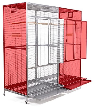 Montana Cages | Anbaukit für New Sydney I und II - ca. 90 x 70 cm | Platinum