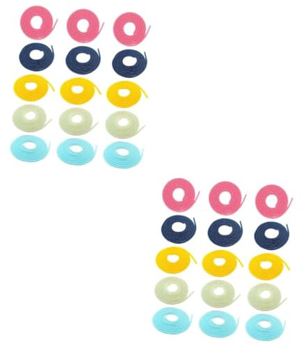 OSALADI 30pcs Cable Saver Protector for Headphone Wire Tidy Tube Cable Sleeve Management Organizer Wrap for Desk