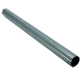 Palo Zincato 3 Metri Diametro 60 mm OMOLOGATO per Specchio e Segnaletica stradale cartelli Antirotazione, per uso stradale, come da legge, resistente alle intermperiek, esterno - Made In Italy