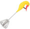 DECHOUS Swan Shape Egg Beater Semi-auto Kitchen Gadget Easy Cleaning for Baking