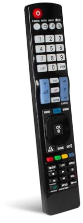 OcioDual Telecomando Universale AKB73615309 per LG TV, Telecomando Compatibile con LG Smart TV, 32LE5300, 42PJ350, 42LE5300, Sincronizzazione Automatica, Pulsanti Specifici