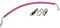 Rubber Coated Stable Stall Chain with Snap Hook (Choice of Colour Horse Door Guard) (Pink)