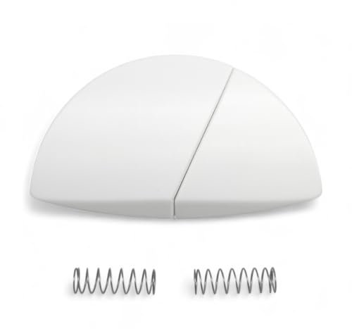 Friatec Set Drucktaste Spültaste mit Federn FRIABLOC F100, F200, (Ersatzteil für Nr. 333401) (Weiß Alpin)