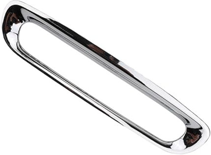 XNFUR Nebelschlussleuchte-Lampenabdeckung, passend for, MINI R56 Cabrio R57 LCI Cooper R58 Roadster R59, Chromrahmendekoration Nebelscheinwerfergehäuse-Ziersatz