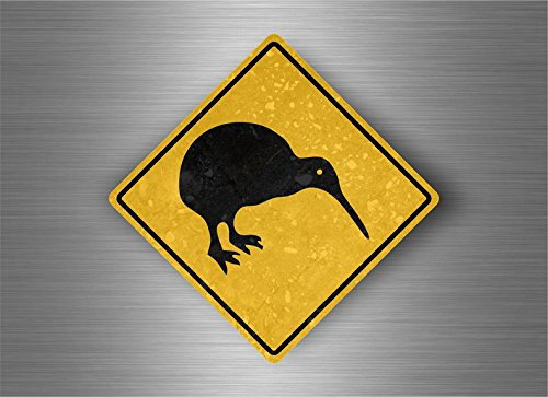 Akacha Aufkleber Sticker Auto Sign Achtung australien straßenschild Kiwi