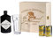 polar-effekt 5-TLG Gin & Tonic Geschenk-Set mit Hendricks - Longdrink-Glas in Geschenkbox Gin-Glas Personalisiert mit Gravur - Motiv The real Gentleman