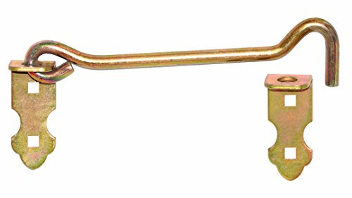 KeyMet GmbH Sturmhaken mit Öse Platten Torbefestigung 12 x 300 mm Schwere Ausführung Verz.