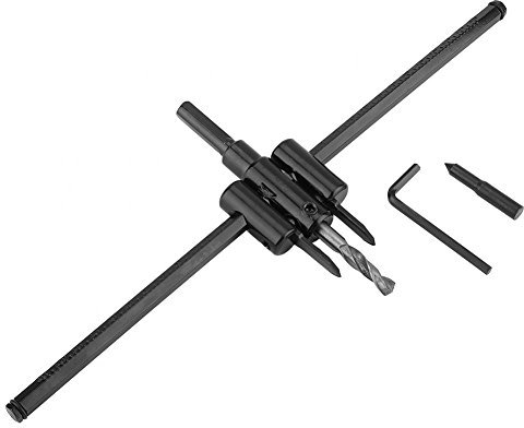 30-300mm Einstellbare Schwarz Kreis Lochsäge Bohrer Set, Holzbearbeitung Twist Loch DIY Tools für Holzbearbeitung