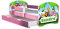 Letto per bambino Cameretta per bambino con materasso Cassetto ACMA II ROSA (01 Il nome Zoo, 160x80 cm + Cassetto)