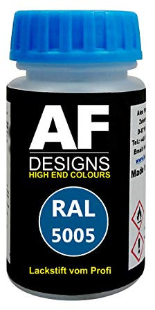 Alex Flittner Designs Lackstift RAL 5005 SIGNALBLAU seidenmatt 50ml schnelltrocknend Acryl