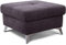 CAVADORE Polsterhocker Bali / Trendiger Sofahocker passend zum Ecksofa Bali / 72 x 46 x 72 / Dunkelgrau