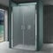 Mai & Mai Paroi de Douche en Niche 80cm Hauteur 195cm Pare Douche Verre Opaqué de 6mm Porte Pivotante NANO Easy Clean Ter24VS
