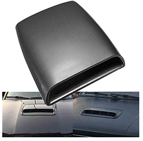 AGYH Toma De Aire Coche Capo Capero con Capucha Shovel Kit Universal Aire Acondicionado Aire Admisión De Aire DIY Accesorios De Decoración, Fibra De Carbono