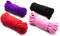 4 Pack 10 Meter / 33 Feet 8 MM All Purpose Rope Soft Cotton Rope Cord Thick Cotton Twisted Cord (4 x Purple Rope)