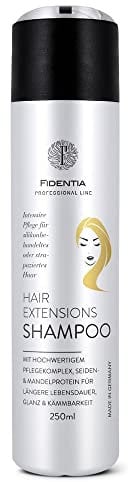 Fidentia Hair Extensions Shampoo 250 ml | Intensiv Pflege für Haarverlängerung, Perücke, Haarteil und Tressen