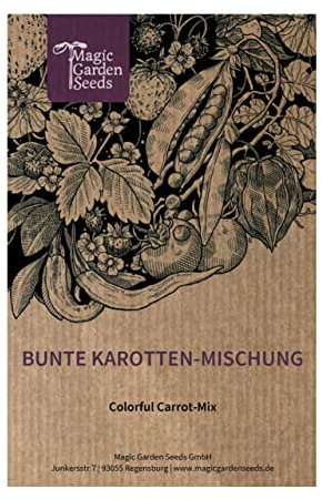 Bunte Karotten-Mischung - ca. 1000 Samen bestehend aus Saatgut von mindestens 5 verschiedenen Möhrensorten