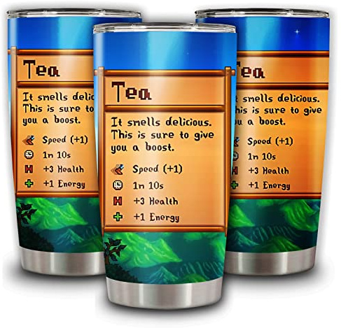 Insulated Tumbler Stardew With Lid Valley Day Tea Stainless Steel Coffee Cup 20 Oz Vacuum Tumblers Travel Mug