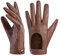 Harssidanzar Leder handschuhe für Damen,Touchscreen ungefüttert dünne Lederhandschuhe aus Schaffell KL021EU,Cognac, Größe M