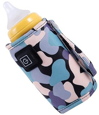 USB Baby Flaschenwärmer, MoreChioce Tragbar Reise Babyflaschenwärmer Universal Dreistufiger Einstellbarer Babykostwärmer Thermostat Isolierbeutel Babyflaschen Kühler für Drinnen und Draußen,Schwarz