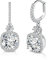 KISSPAT Ohrringe Silber 925 Hängend für Damen, Baumelnde Ohrringe Lang 12 mm, Hypoallergen Ohrstecker Schmuck, Weihnachten Geschenk für Frauen Mädchen Hochzeiten Geburtstag Jahrestag