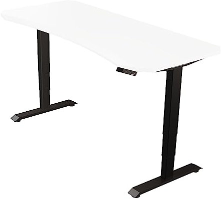 Ergotopia Desktopia GG - Premium Gaming Schreibtisch höhenverstellbar - Elektrisch höhenverstellbarer Gaming Tisch als ergonomisches Gaming Setup für maximales Spielvergnügen, 7 Jahre Garantie