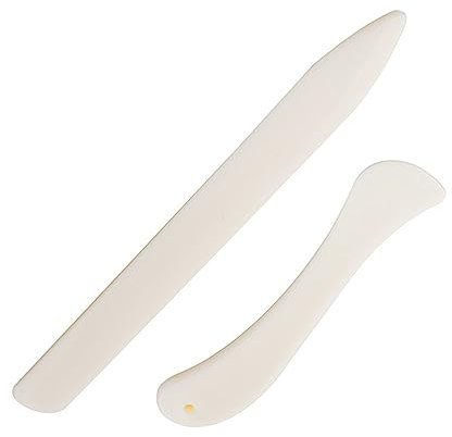 XPEX Lot de 2 Plieurs de Papier en Os pour Travaux Manuels,Fabrication de Cartes,Fournitures de Bureau et Livres Faits à la Main