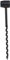Taladro de Barrena Manual Taladro de Barrena de Madera Taladro de Barrena Manual Negro Taladro de Supervivencia Portátil de Peso Ligero de Alta Dureza para Carpintería en el