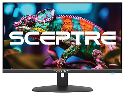 OLKIEQZ Sceptre New 27-Inch Gaming Monitor 100Hz 1ms DisplayPort HDMI x2 100% sRGB AMD FreeSync Build-in Speakers, Eye Care Frameless