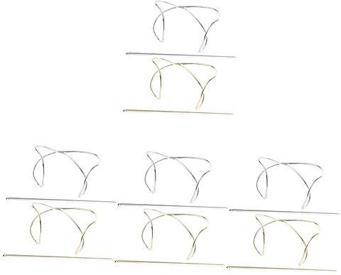 FRCOLOR 8pièces Épingles à Cheveux Métalliques Antidérapantes Pour Chignons Accessoires Élégants or Et