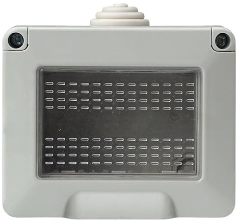 Scatola Porta Frutti Da Esterno IP40, Compatibile Con Vimar Plana (1, Custodia 3P IP55 Con Coperchio)