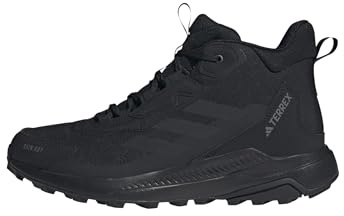 Adidas Men's Terrex Anylander Mid Rain.RDY Hiking, Black/Black/Grey, 12