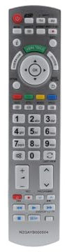 azurano Fernbedienung für PANASONIC N2QAYB000504 - Ersetzt auch N2QAYB000505, N2QAYB000506, N2QAYB000673, N2QAYB000785, N2QAYB000715
