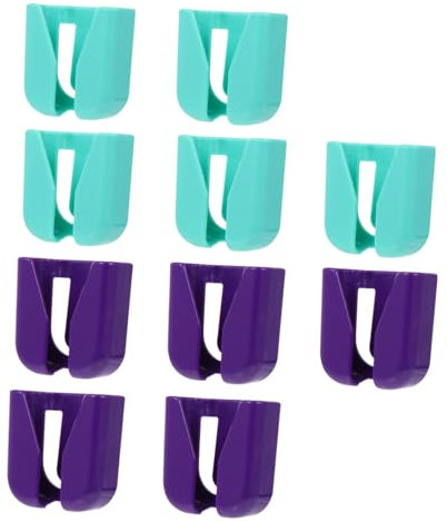 TOPPERFUN 10 Stk Clip Tragbarer Stethoskophalter Halter Für Pflegestethoskop Stethoskophalter Aus Kunststoff Stethoskop-klemme Stethoskop Echo-zubehör Abs Haupt Gurt