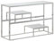 vidaXL Table Console, Table d'Appoint avec Étagère, Bout de Canapé, Meuble de Couloir Salon Entrée, Argenté Acier Inoxydable et Verre Trempé