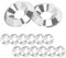 Ctyjia 20 Pezzi Svasato Rondella, Rondella in Acciaio Inox, Rondelle Bullone Testa Svasata, M5 x 16mm Rondelle Decorative, per Viti Svasate