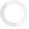 PVC Bass Drum Bottom Port Hole Protector Ring Anti-Rutsch-Pads Lochschutz (schwarz)