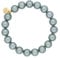 Lizas Schmuckarmband ROUNDVILLE Armband Perlenarmband Katzenaugen viele Farben (grau)