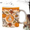 leryveo Tazza fantasma di Halloween, tazza da caffè in ceramica di Halloween | Tazza da caffè di Halloween,Tazza da caffè con motivo fantasma di Halloween per vino, whisky, succo di frutta