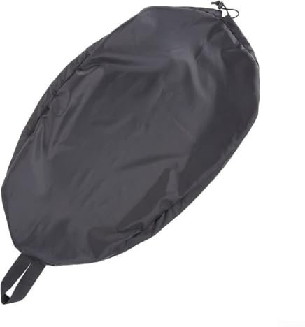 Cubierta de lona Oxford para kayak, cubierta de cabina de kayak, ajuste seguro y cómodo para tu cabina de kayak, correas ajustables, impermeable (95 x 56 cm, negro)