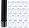 HNYYZL Rubber Chair Leg Caps,8PCS,22mm Chair Leg Floor Protectors,Rubber Funiture Feet(Clear Round)