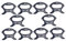 CIYODO 10St Wickler drahtbinderücken cable reel cabelmanagement kabelhalterung Schnuraufroller Seilaufbewahrungswickelspule werkzeug Kabel-Organizer Organizer für Verlängerungskabel Black
