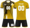 Personalisierte Geschenke,Benutzerdefiniert Trikot mit Eigenem Namen & Nummer & Logo, Fußball Trikots Shorts Set für Kinder/Erwachsene, Fussball Jersey Trainingsanzug für Junge Herren