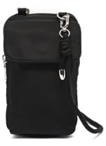 MISAKO Suelto bolso bandolera mini para móvil en nylon Mujer - Suelto Negro 19x10x3 cm
