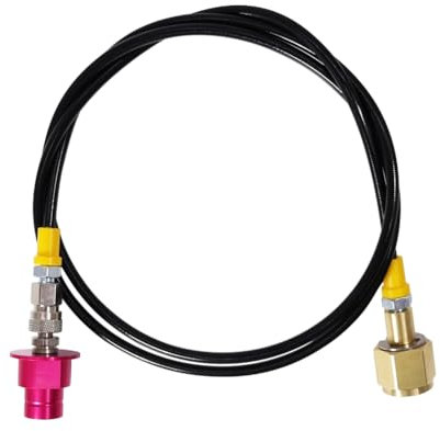 Ohulelks Soda Terra Machine Co2 Adapter Quick Connector Adapter Plastic Hose CGA320 für DUO/TERRA/ART/Crystal3.0/