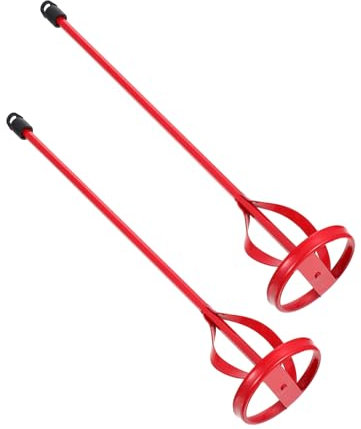 2 Stück Roter Farbrührstab aus Kohlenstoffstahl für Farbe