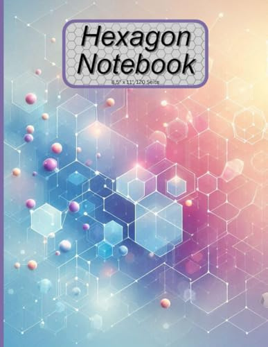 Hexagon Notebook: 8.5 x 11 – 120 Pages | Customizable Table of Contents | 2025/2026 Calendar | US/Imperial Unit Conversion Chart